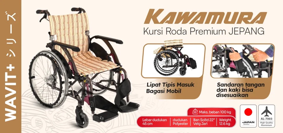kawamura wavit kursi roda jepang