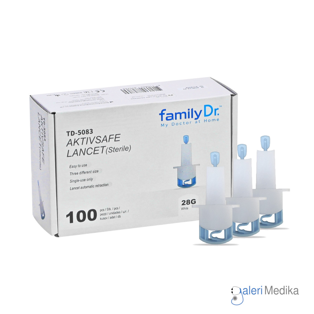 Lancet Steril FamilyDr AktivSafe Lancet 28G