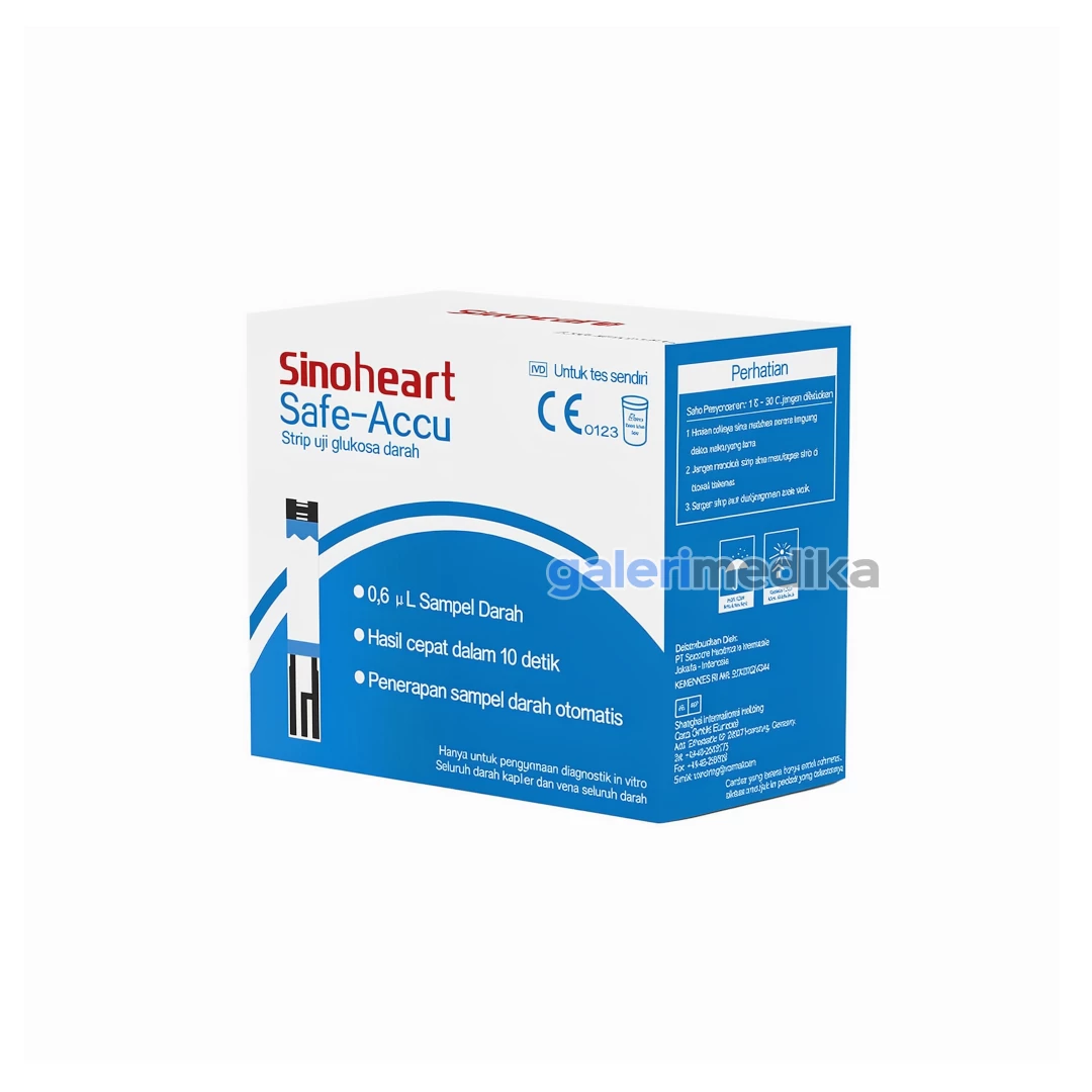 Sinocare Safe-Accu Strip Uji Gula Darah Sinocare Safe-Accu Strip Uji Gula Darah