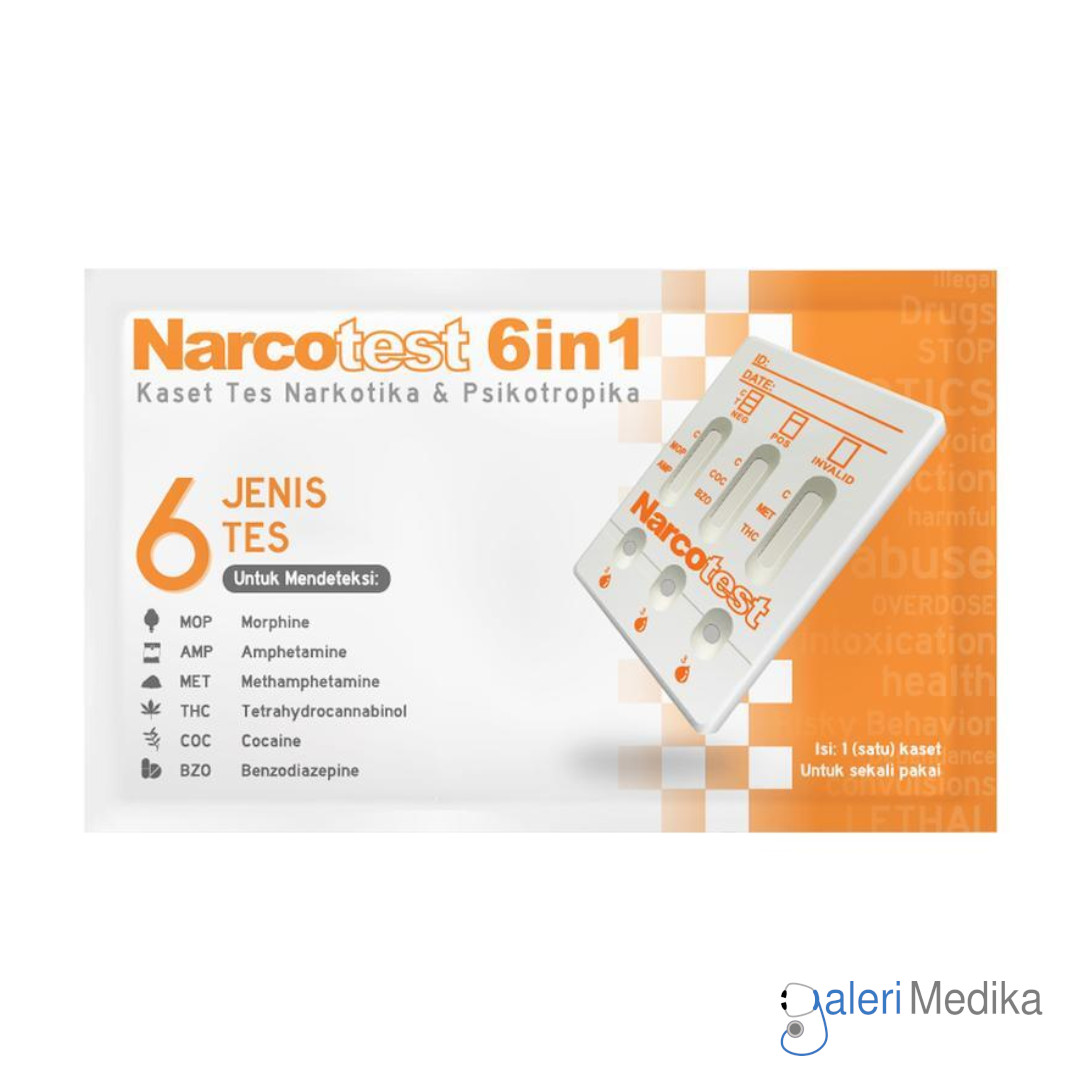 Narcotest 6in1 Alat Uji Tes Narkotika dan Psikotropika Narcotest 6in1 Alat Uji Tes Narkotika dan Psikotropika
