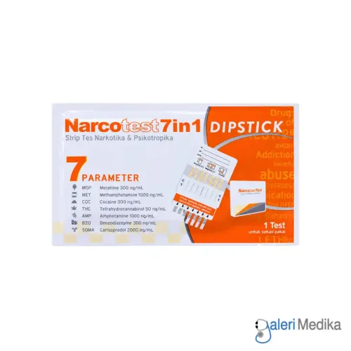 Narcotest 7in1 Dipstick Strip Tes Drugs Narkotika Narcotest 7in1 Dipstick Strip Tes Drugs Narkotika