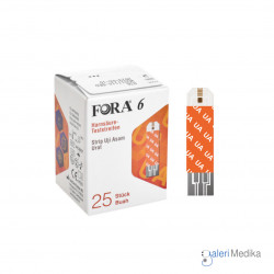 FORA 6 Plus 6in1 Strip Asam Urat Isi 25 pcs FORA 6 Plus 6in1 Strip Asam Urat Isi 25 pcs