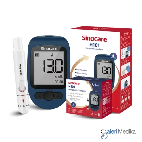 Alat Cek Hb Hemoglobin Sinocare H101 Kits + 25 Strip