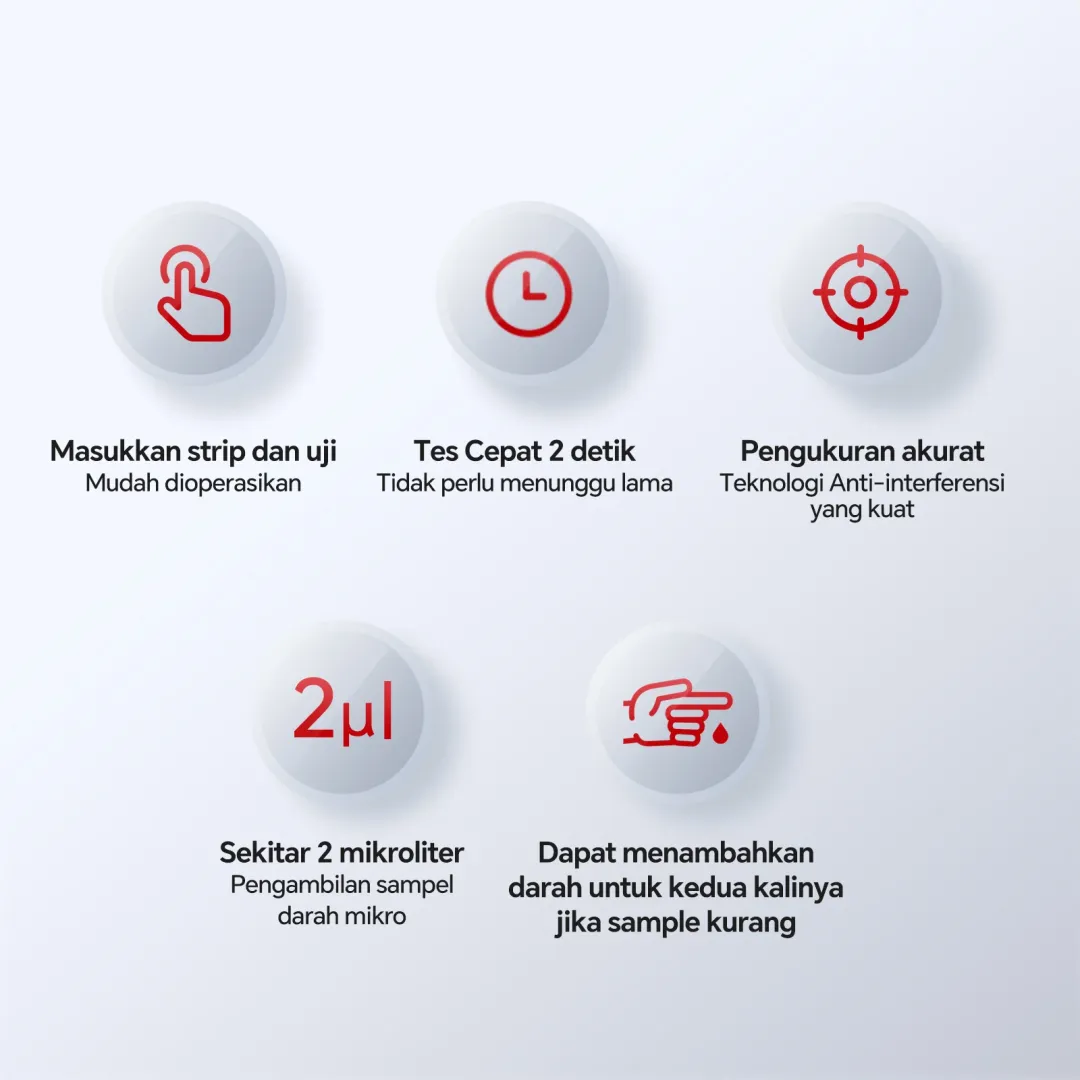 Alat Cek Hb Hemoglobin Sinocare H101 Kits + 25 Strip Alat Cek Hb Hemoglobin Sinocare H101 Kits + 25 Strip