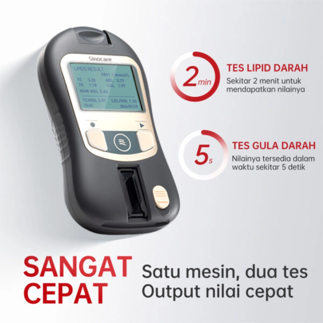 Strip Lipid Sinocare PalmLab LL-12 Lipid Test Strip 15 pcs Strip Lipid Sinocare PalmLab LL-12 Lipid Test Strip 15 pcs