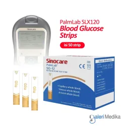 Strip Gula Darah Sinocare PalmLab SG-12 Blood Glucose Test Strip 50 pcs Strip Gula Darah Sinocare PalmLab SG-12 Blood Glucose Test Strip 50 pcs