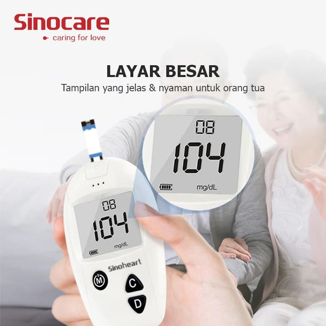 Sinocare Safe-Accu Alat Cek Gula Darah