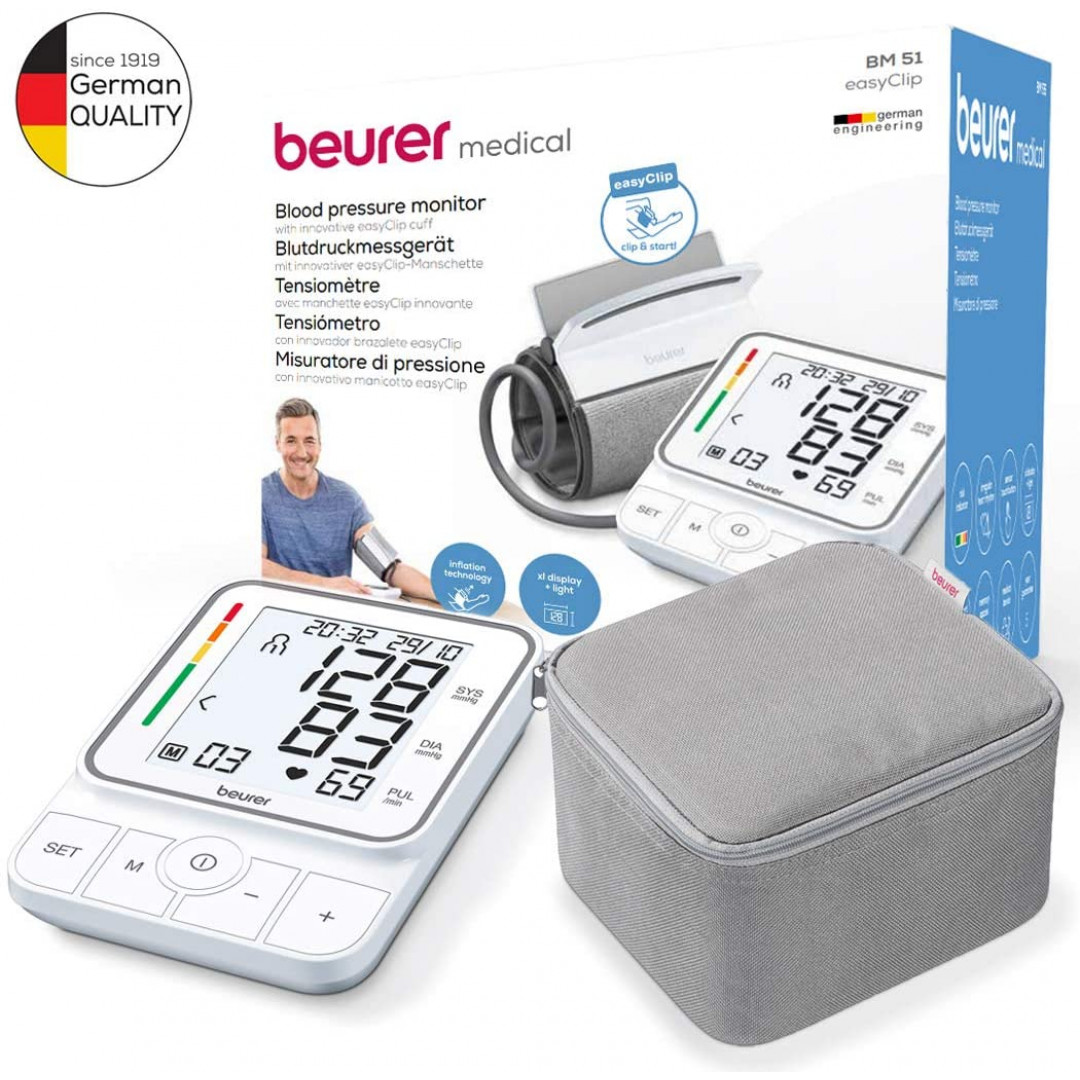 Tensimeter Digital Beurer BM51 dengan Manset easyClip