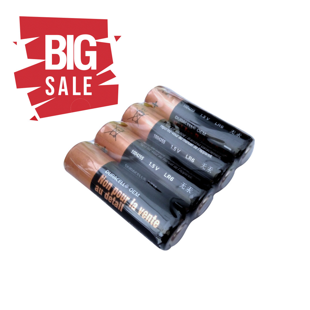 Promo SALE Baterai Duracell Alkalin AA 4 Pcs