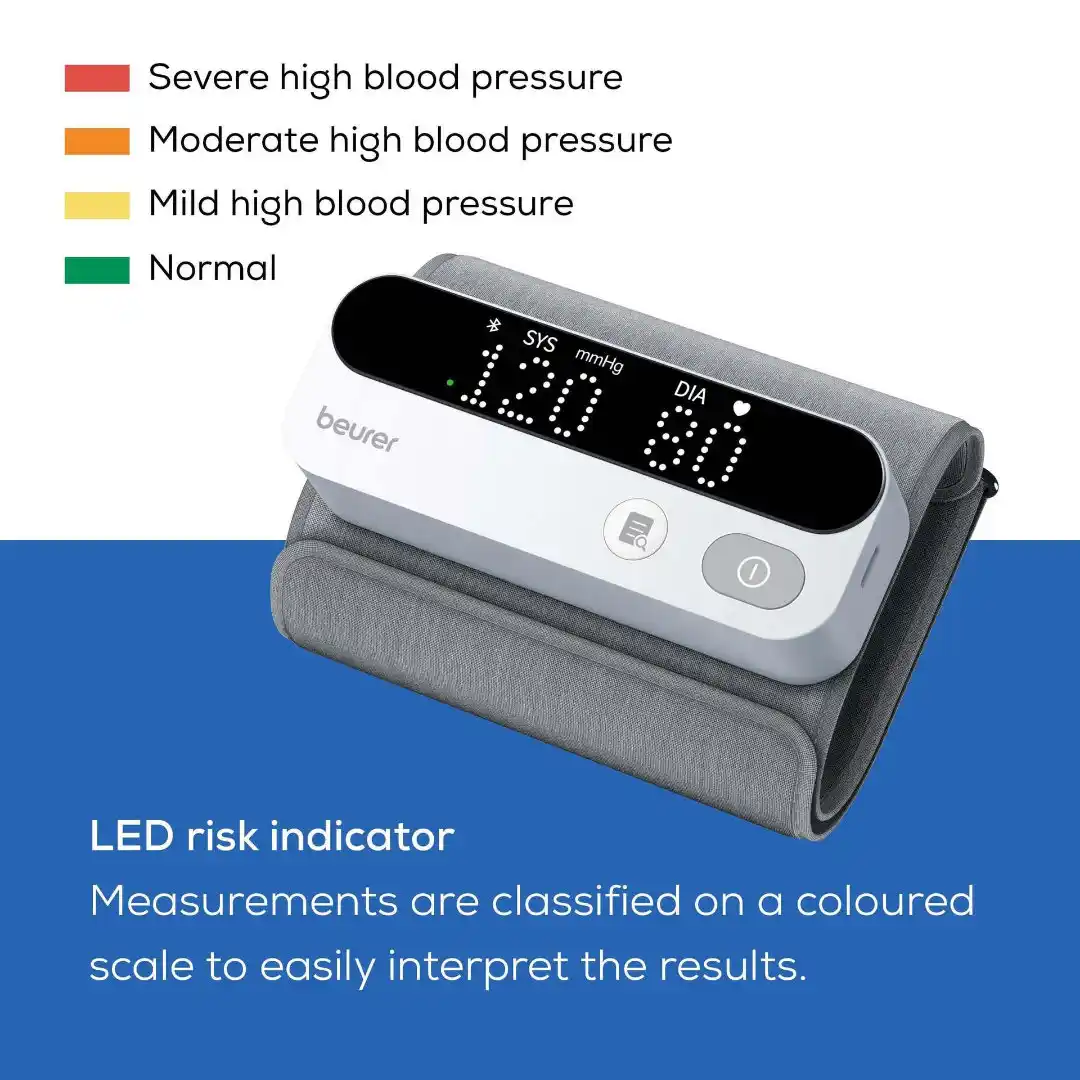 Tensimeter Digital BEURER BM59 Tubeless Design + Bluetooth Monitor Tekanan Darah Otomatis Tensimeter Digital BEURER BM59 Tubeless Design + Bluetooth Monitor Tekanan Darah Otomatis