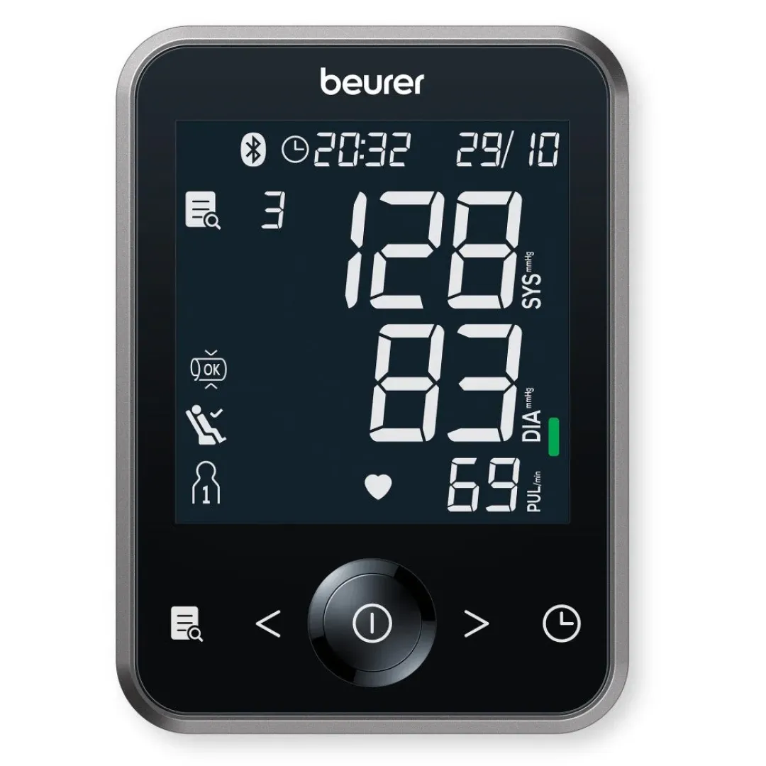 Tensimeter Digital Beurer BM64 PREMIUM + AFIB Detection XL Display & Bluetooth