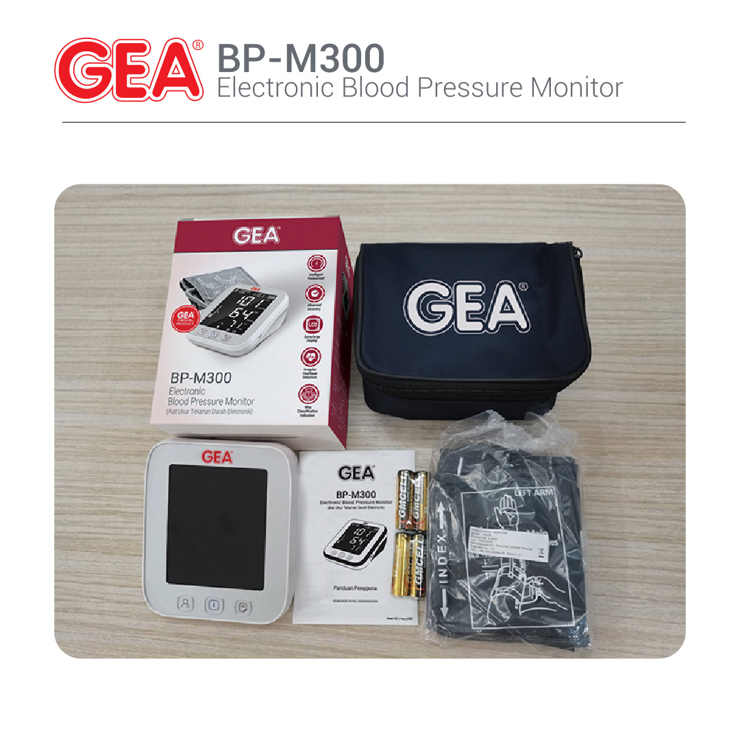 Tensimeter Digital GEA BP-M300 Layar Menyala
