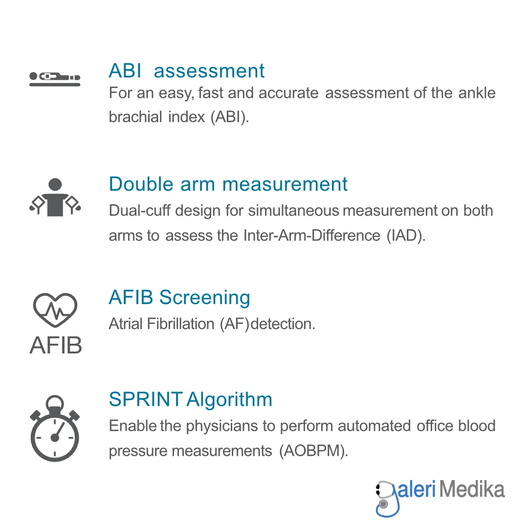 Tensimeter Digital Klinis Microlife WatchBP Office ABI Twin 200 Cardiovascular Screening Monitor