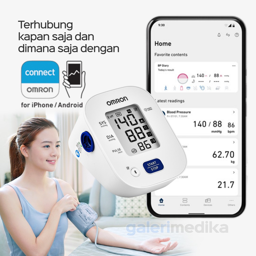 Tensimeter Digital Omron HEM-7142T1 Bluetooth