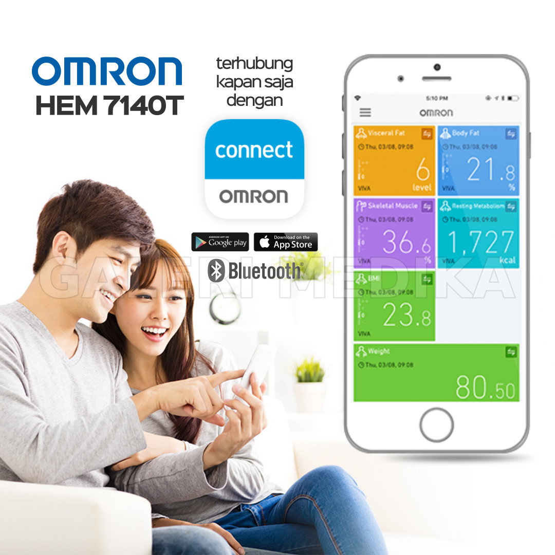 Tensimeter Digital Omron HEM-7140T Bluetooth