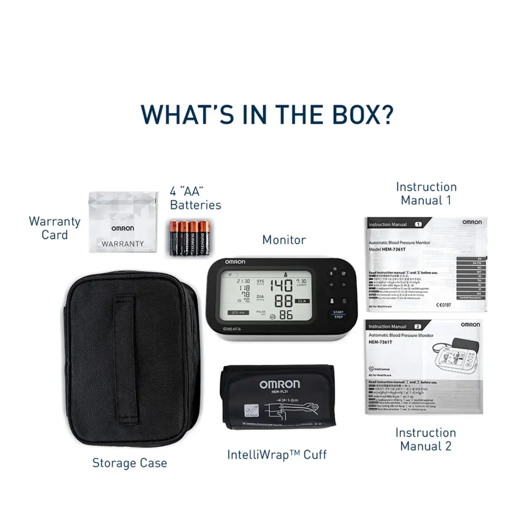 OMRON HEM-7383T1 Tensimeter Digital + AFIB Deteksi Stroke + Bluetooth & DUAL User OMRON HEM-7383T1 Tensimeter Digital + AFIB Deteksi Stroke + Bluetooth & DUAL User