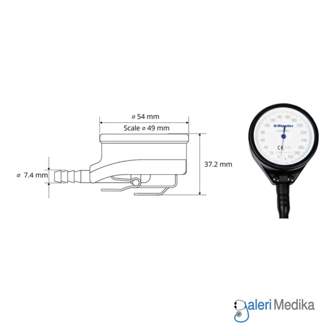 Tensimeter Manual Riester Exacta Aneroid Sphygmomanometer