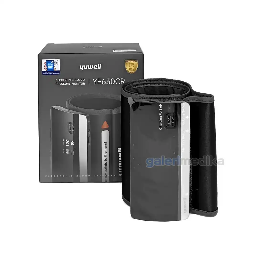 Yuwell YE630CR Tensimeter Digital Bluetooth + Voice Assist & Baterai Lithium