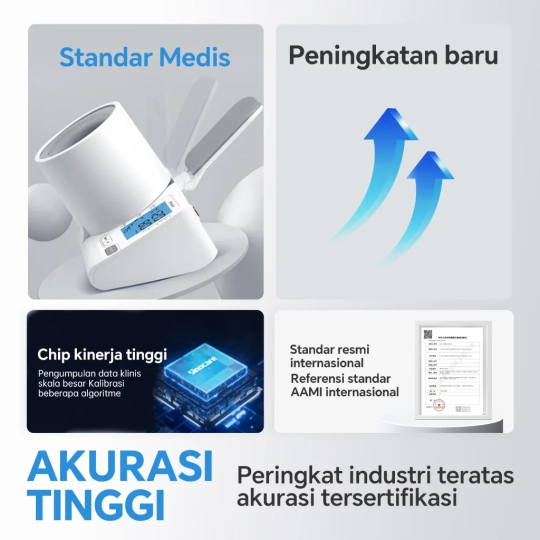 Tensimeter Digital Klinis Sinocare BA 820 LCD Color Backlight Dual User
