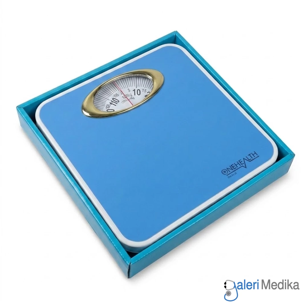 Timbangan Badan Analog OneHealth BR9015A Maks. Beban 120Kg Timbangan Badan Analog OneHealth BR9015A Maks. Beban 120Kg