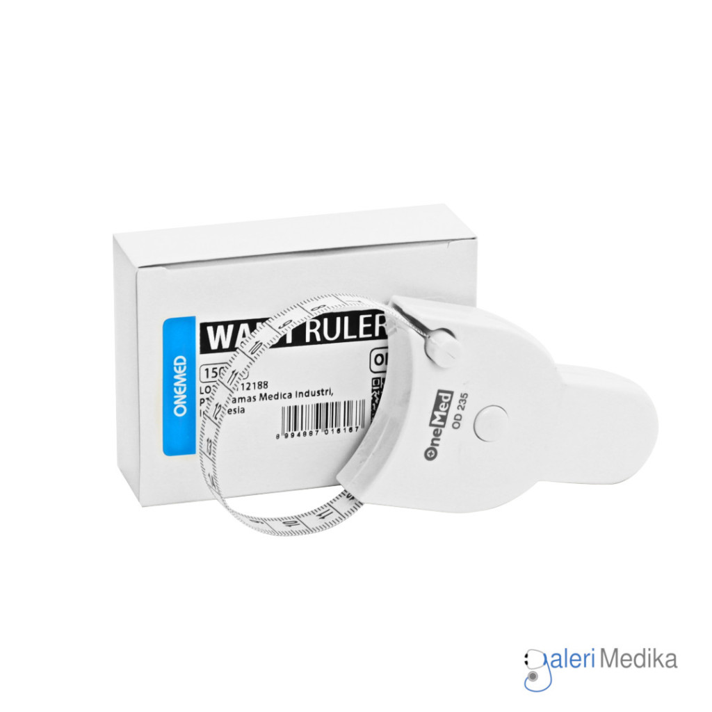 Waist Inch Ruler Waist Ruler Onemed OD235 Alat Ukur Lingkar Perut | Galeri Medika