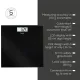 BEURER Timbangan Digital Ultra Slim Kapasitas 180kg Black Glass Personal Scale GS 10 BEURER Timbangan Digital Ultra Slim Kapasitas 180kg Black Glass Personal Scale GS 10