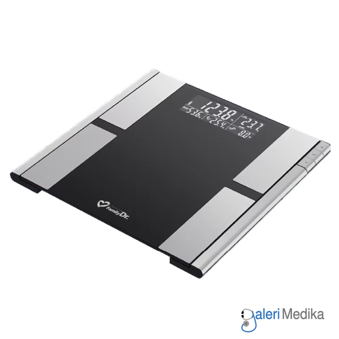 Body Fat Analyzer FamilyDr GBF-830-M1 Timbangan Badan Digital XL Display Ultra Thin
