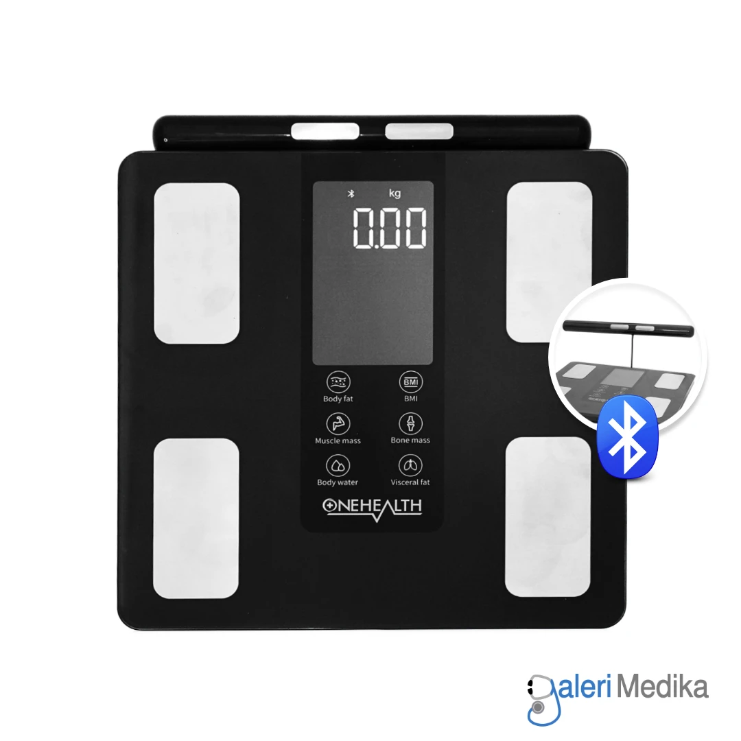 Smart Body Fat Scale OneHealth iF2821OH Timbangan Digital BMI Lemak Tubuh 8 Elektroda XL Display