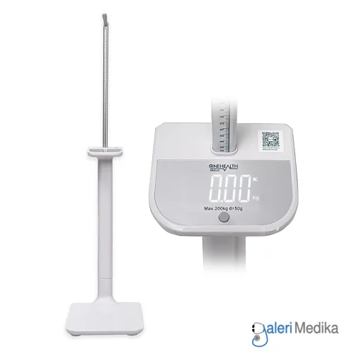 Stadiometer Manual OneHealth OH-01J + Timbangan Digital