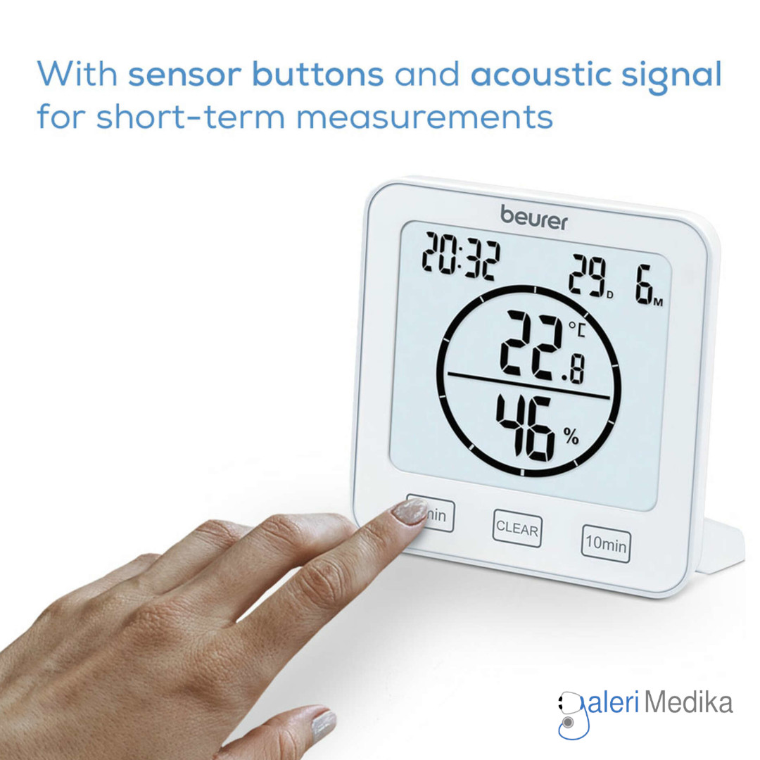 Beurer HM 22 Thermo Hygrometer dengan Timer