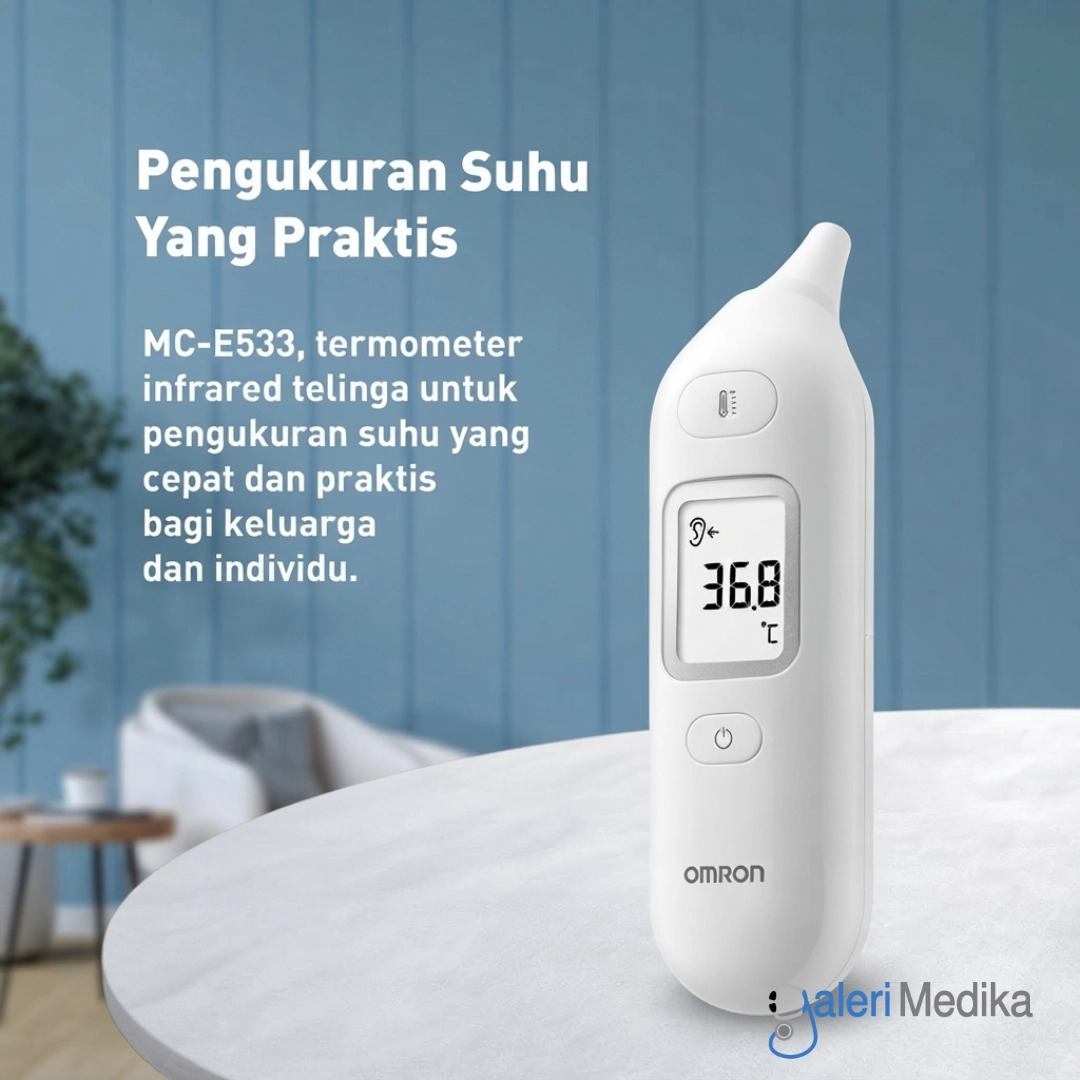 Termometer Digital Infrared Telinga Omron MC-E533 Termometer Digital Infrared Telinga Omron MC-E533
