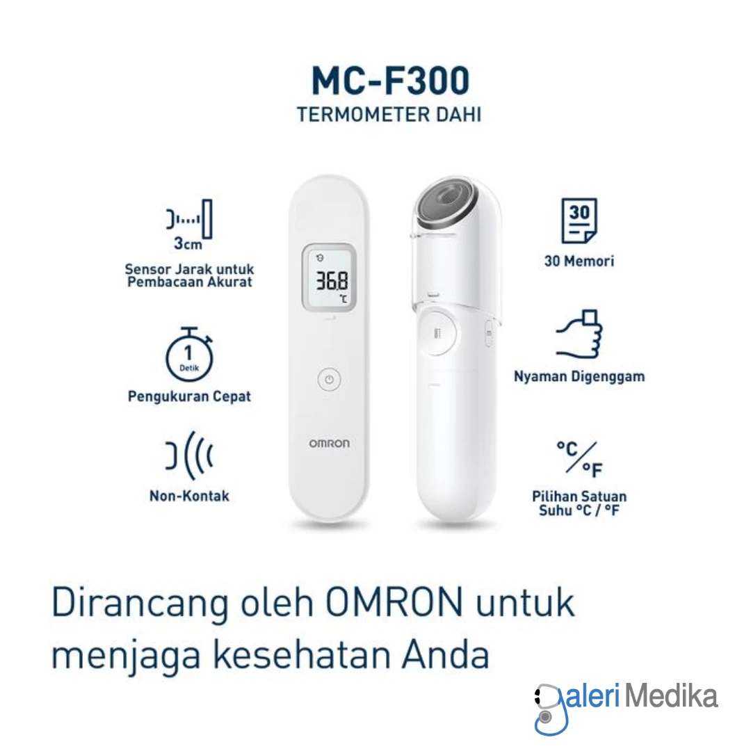 Temometer Digital Infrared Omron MC-F300 Dahi & Objek LCD Backlight Temometer Digital Infrared Omron MC-F300 Dahi & Objek LCD Backlight