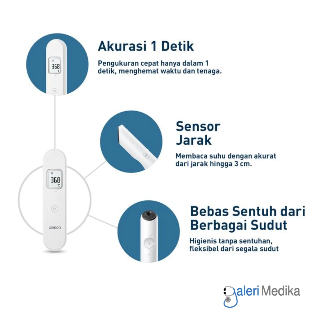 Temometer Digital Infrared Omron MC-F300 Dahi & Objek LCD Backlight Temometer Digital Infrared Omron MC-F300 Dahi & Objek LCD Backlight