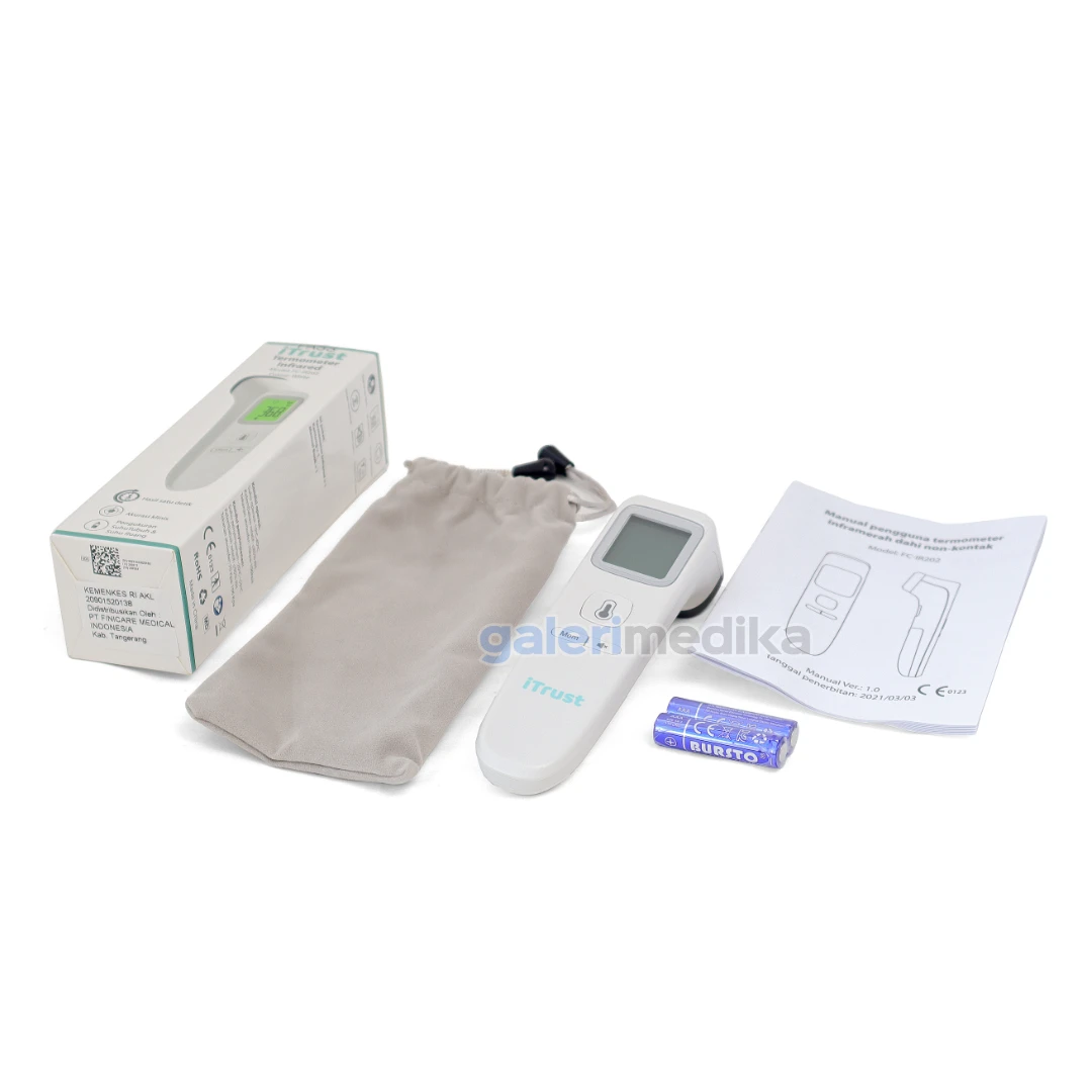 iTrust Termometer Digital Infrared Dual Mode LCD Display Fever Alarm FC-IR202 iTrust Termometer Digital Infrared Dual Mode LCD Display Fever Alarm FC-IR202
