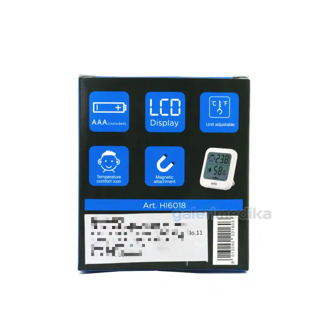 Termometer Ruangan Laica HI6018 Termo Hygrometer Alat Cek Kelembaban Ruangan