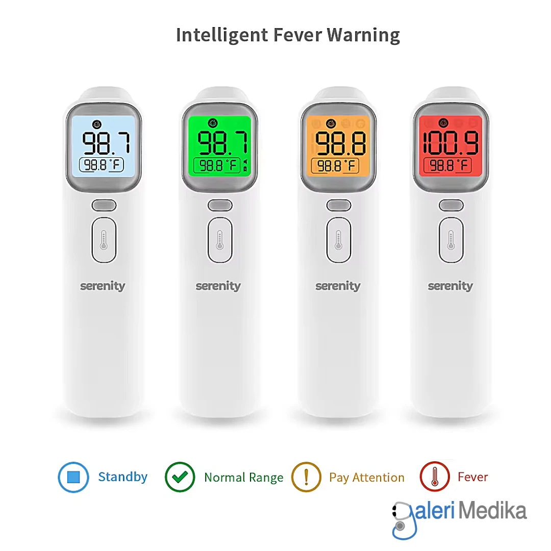 Termometer Digital Telinga Serenity TD-620 Color Display & Magnetic Probe Cover