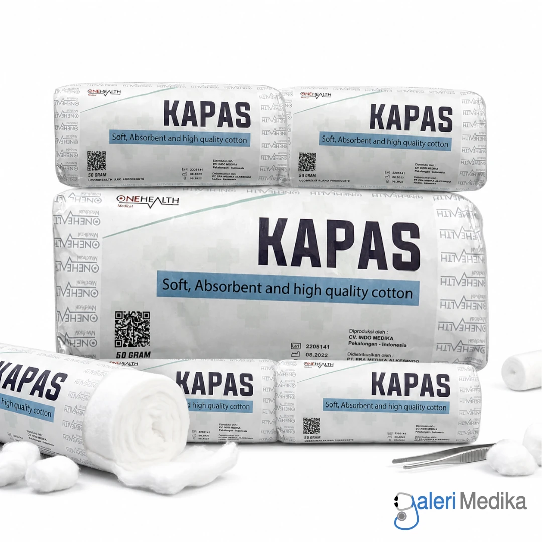 Kapas Putih Pembalut OneHealth Kapas Gulung Katun
