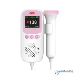 GEA Pocket Fetal Doppler LCD Color Alat Deteksi Detak Jantung Janin Rechargeable Battery FD-100