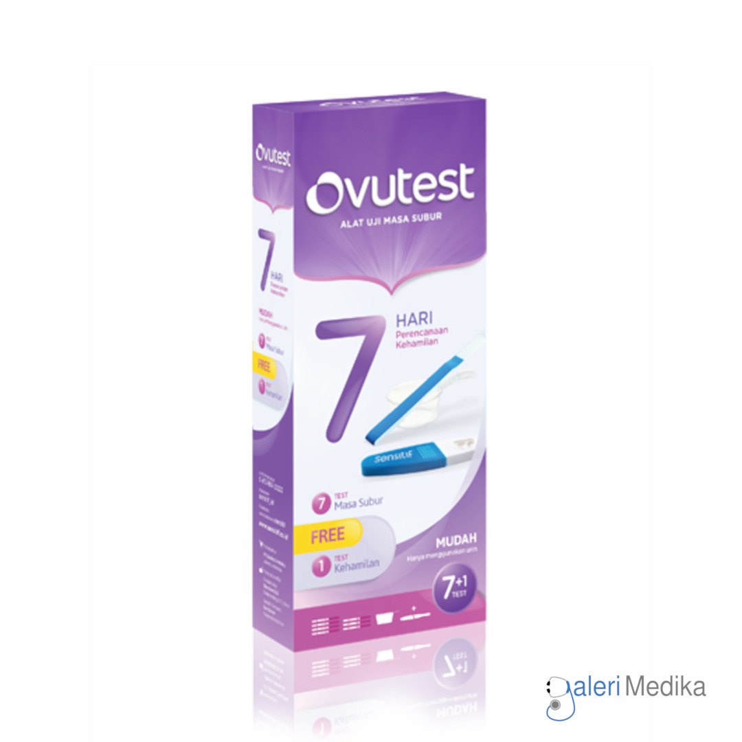 Ovutest Seven Days Plan Free 1 pcs Sensitif Compact - Uji Masa Subur