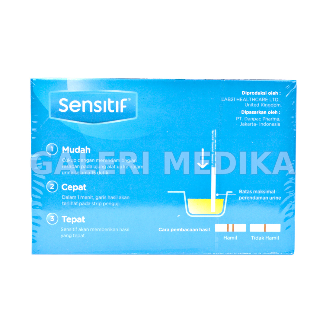 Sensitif Strip UC Dengan Wadah Urine