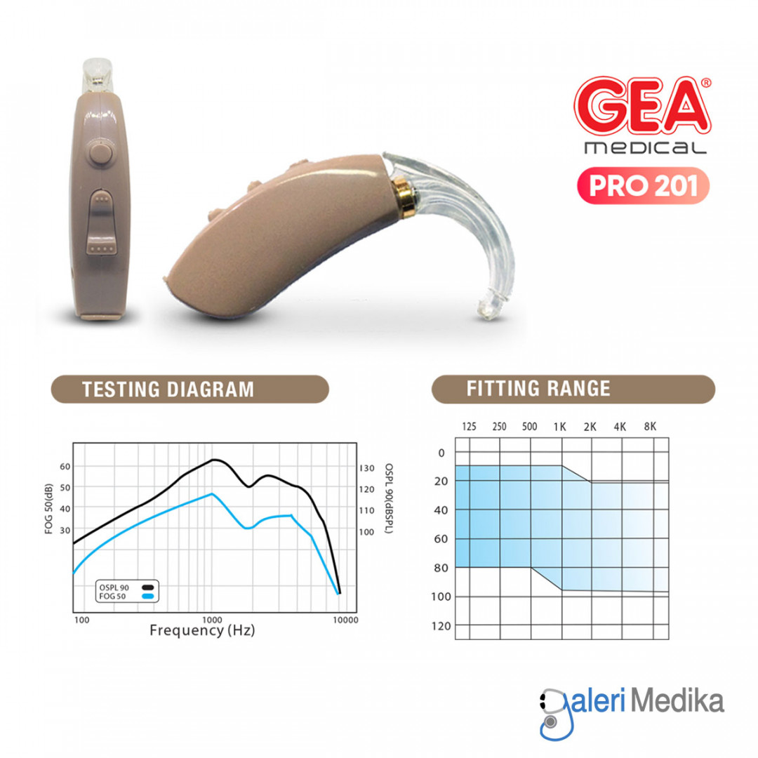 Alat Bantu Dengar GEA PRO201 BTE Hearing Aid