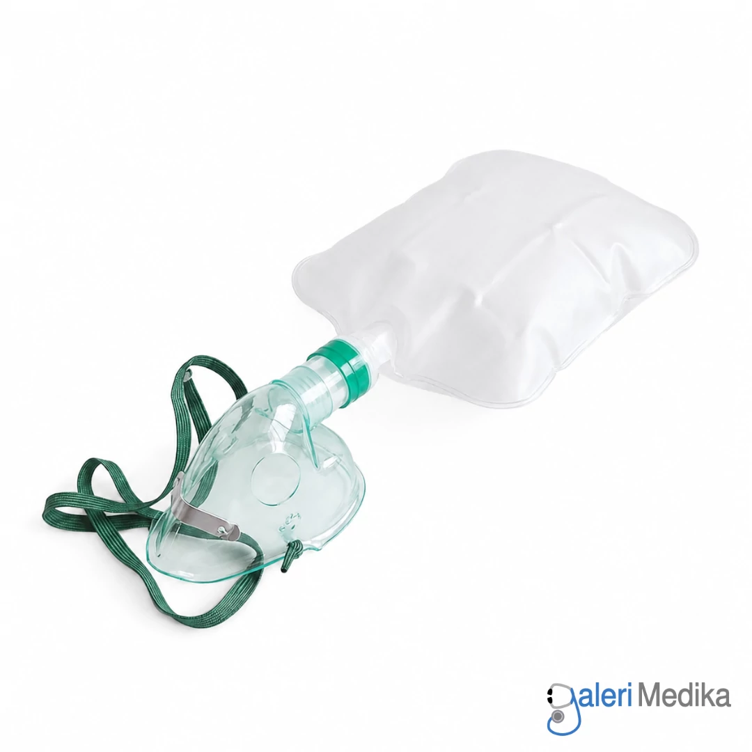 Masker Oksigen Non Rebreathing Safelock Medical Grade