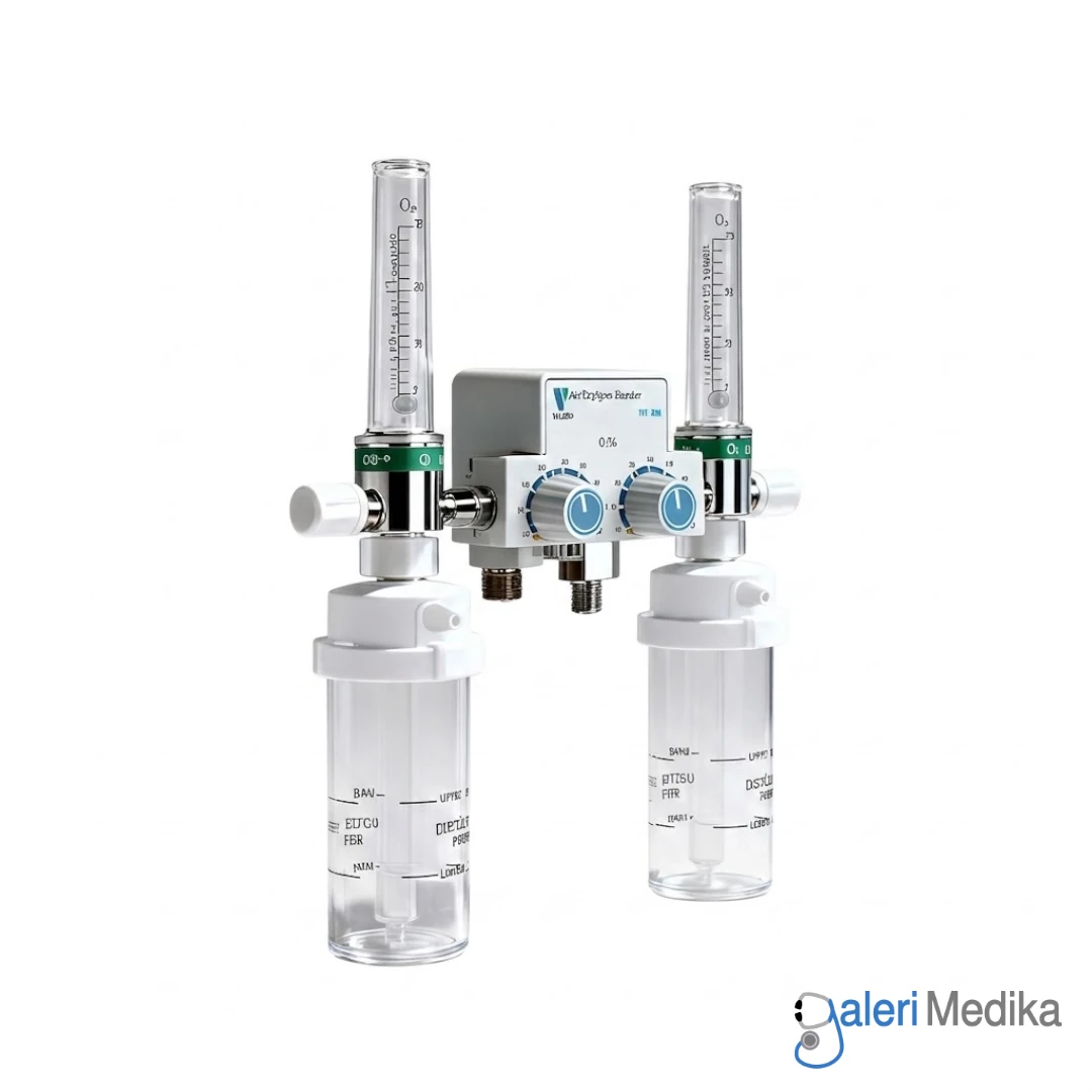 Air/Oxygen Blender GEA KY 30B Double Flowmeter Air/Oxygen Blender GEA KY 30B Double Flowmeter