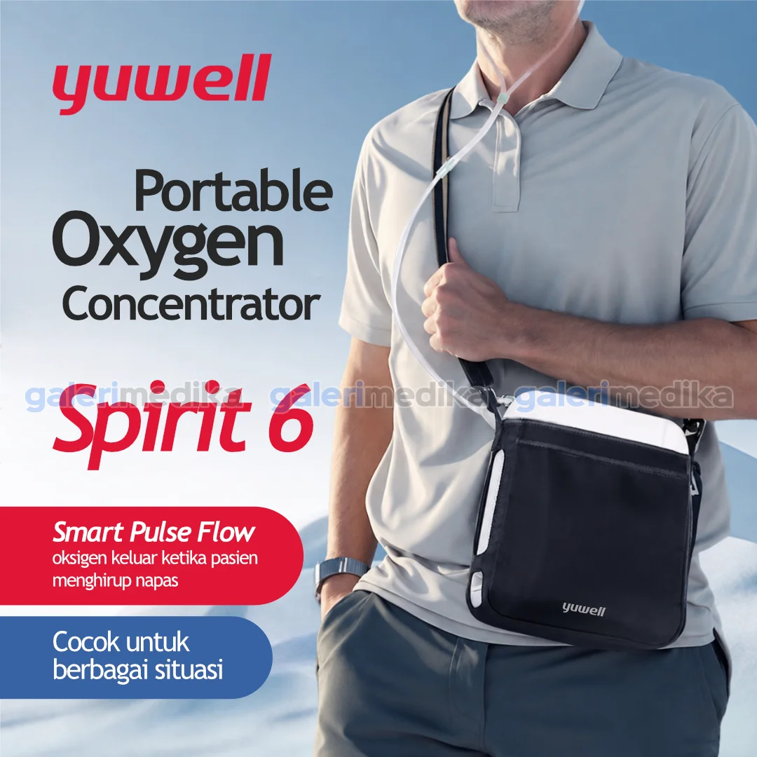 Yuwell Spirit 6 Portable Oxygen Concentrator For Travel Pulse Flow & Stable Oxygen Supply Yuwell Spirit 6 Portable Oxygen Concentrator For Travel Pulse Flow & Stable Oxygen Supply