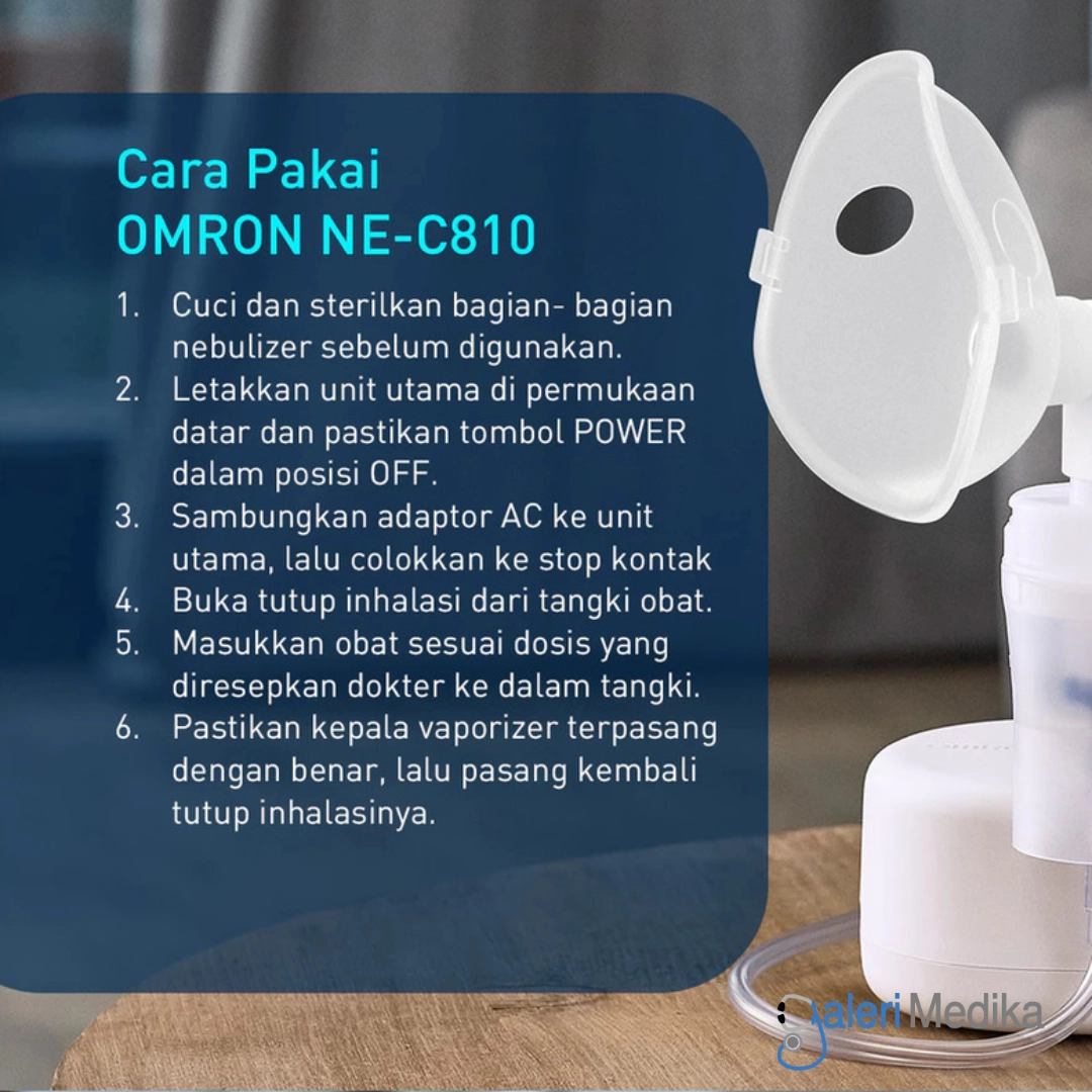 Nebulizer Compressor Portable Omron NE-C810
