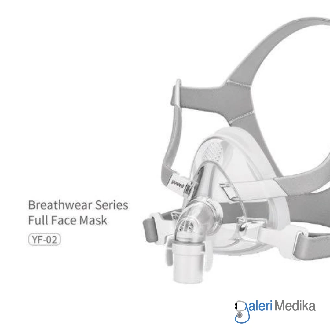 Masker CPAP Yuwell YF 02 Full Face CPAP Mask Non For Head Masker CPAP Yuwell YF 02 Full Face CPAP Mask Non For Head
