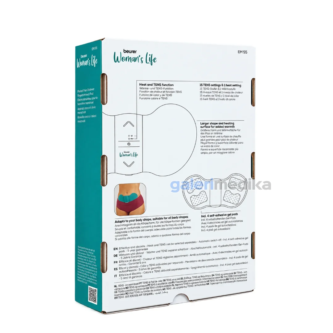BEURER Sabuk Pijat Penghangat Menstruasi Pereda Nyeri Haid Menstrual RELAX+ Pain Relief EM55 BEURER Sabuk Pijat Penghangat Menstruasi Pereda Nyeri Haid Menstrual RELAX+ Pain Relief EM55