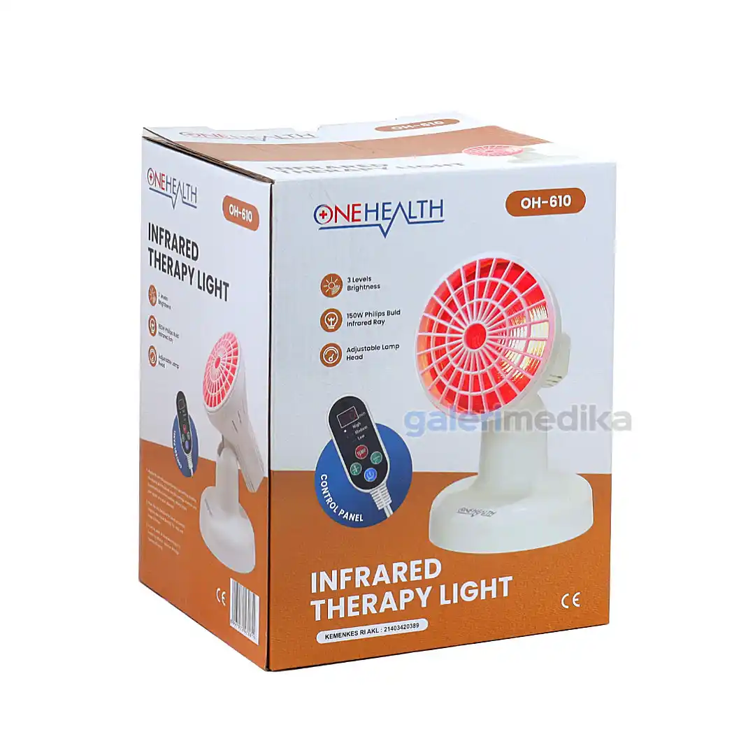 Lampu Infrared OneHealth OH-610 150 Watt + Timer & Remote Control Lampu Infrared OneHealth OH-610 150 Watt + Timer & Remote Control