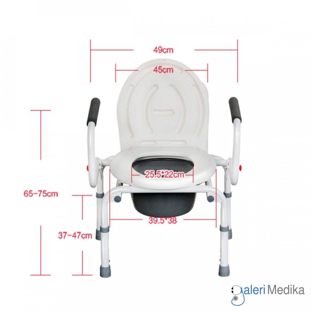 Commode Chair Serenity - FS813 (Tanpa Roda)