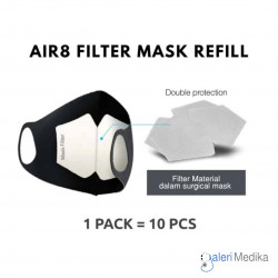 AIR8 Filter Mask - Refill Filter Masker Isi 10pcs AIR8 Filter Mask - Refill Filter Masker Isi 10pcs